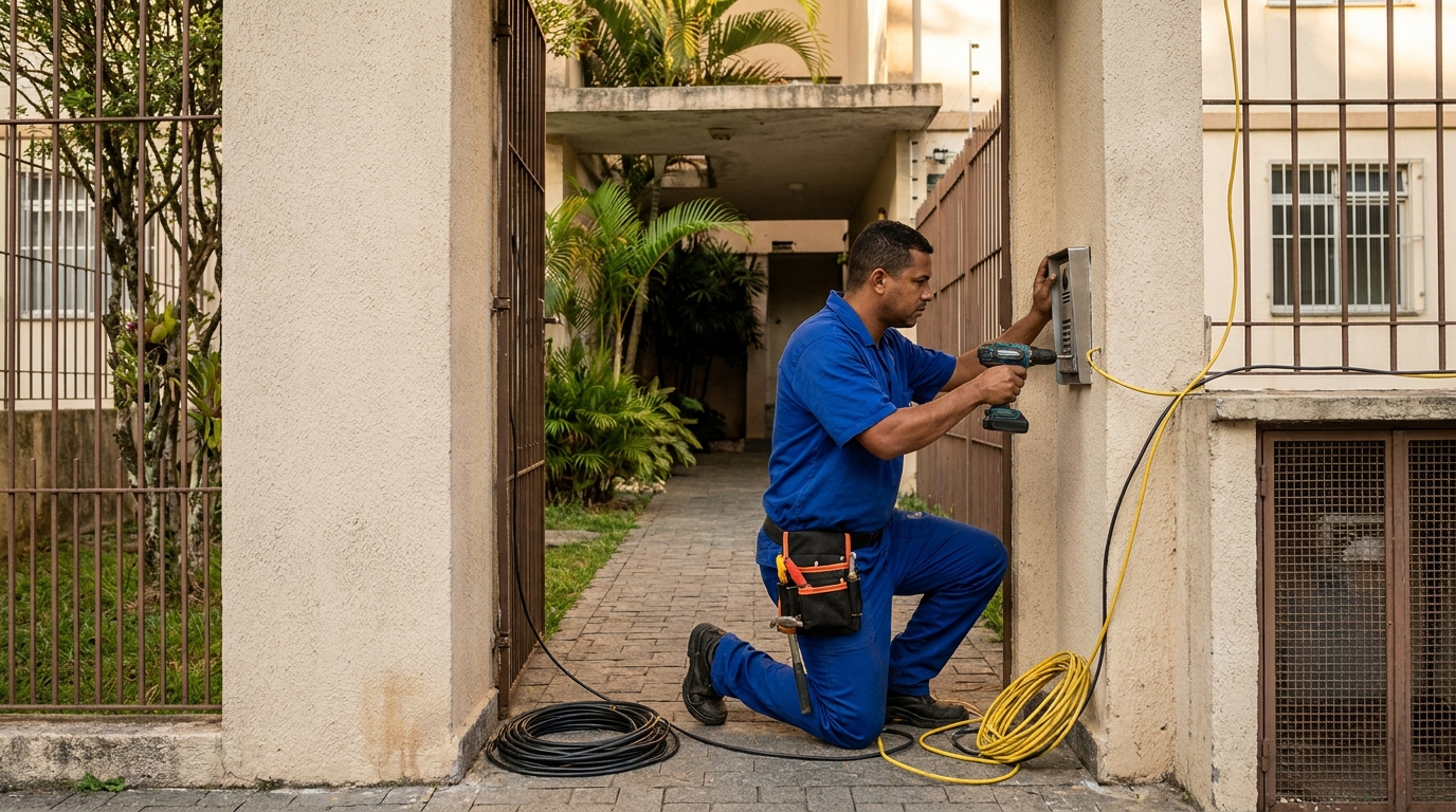 Instalacao de interfone profissional em Cascavel‑PR